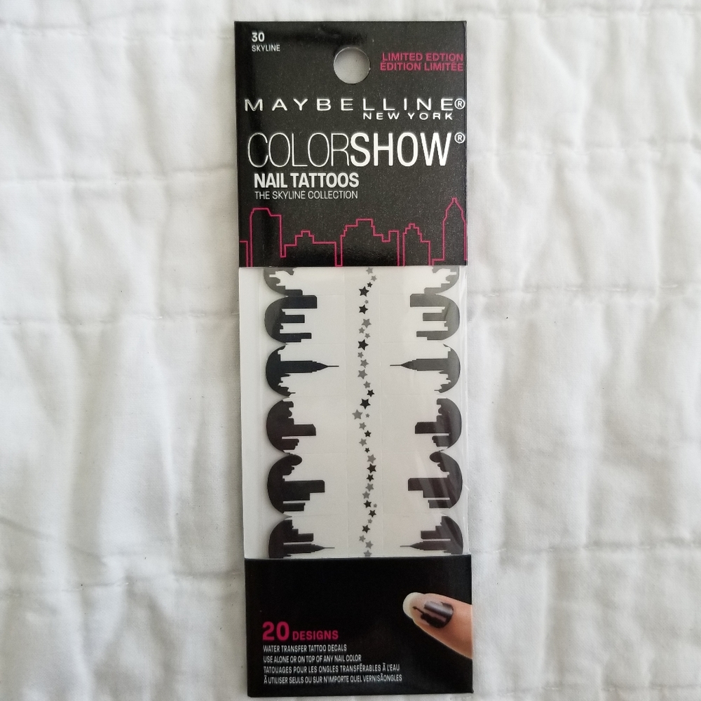 Maybelline Colorshow Nail Tattoos NEW YORK SKYLINE